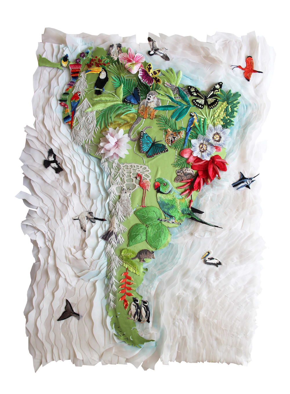 Karen Nicol, Flora and Fauna South American style, 2020