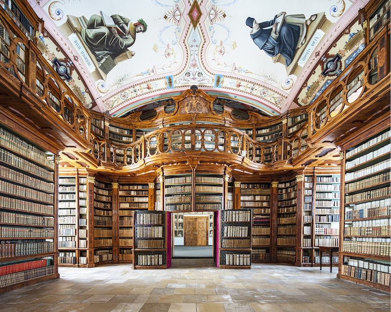 Reinhard Gorner, Two Men of Letters - Schagl Abbey Library, 2019