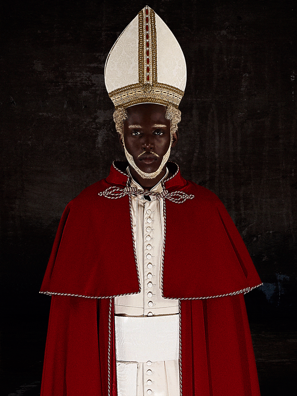 Cécile Plaisance, Red Pope, 2018