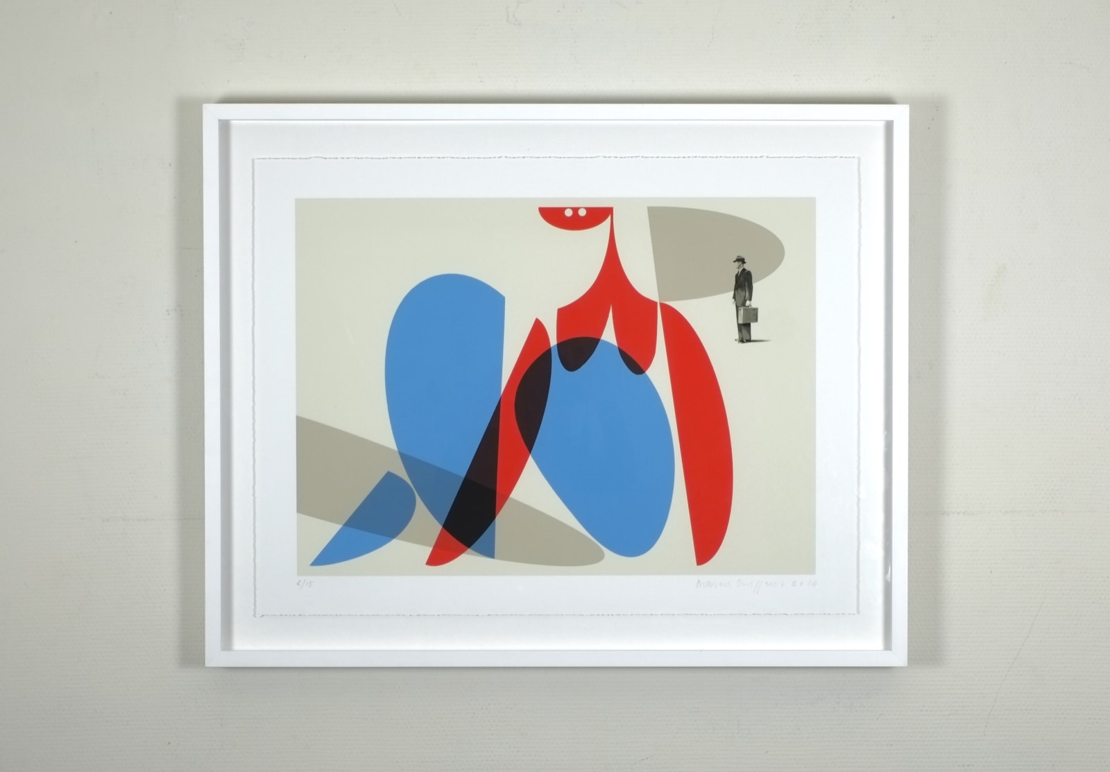 Marcel Ceuppens, Man with Model, 2019