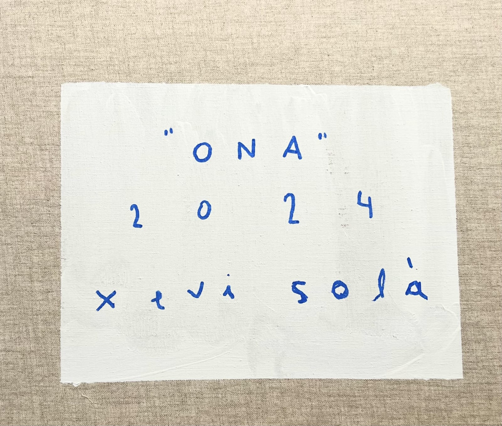 Xevi Solà, Ona, 2024