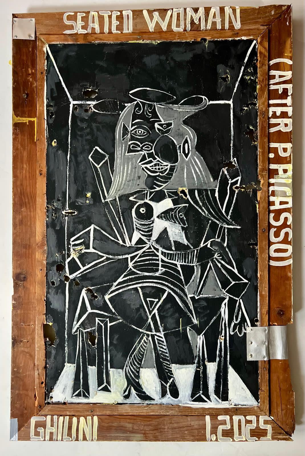 Joris Ghilini, Seated woman, 2025