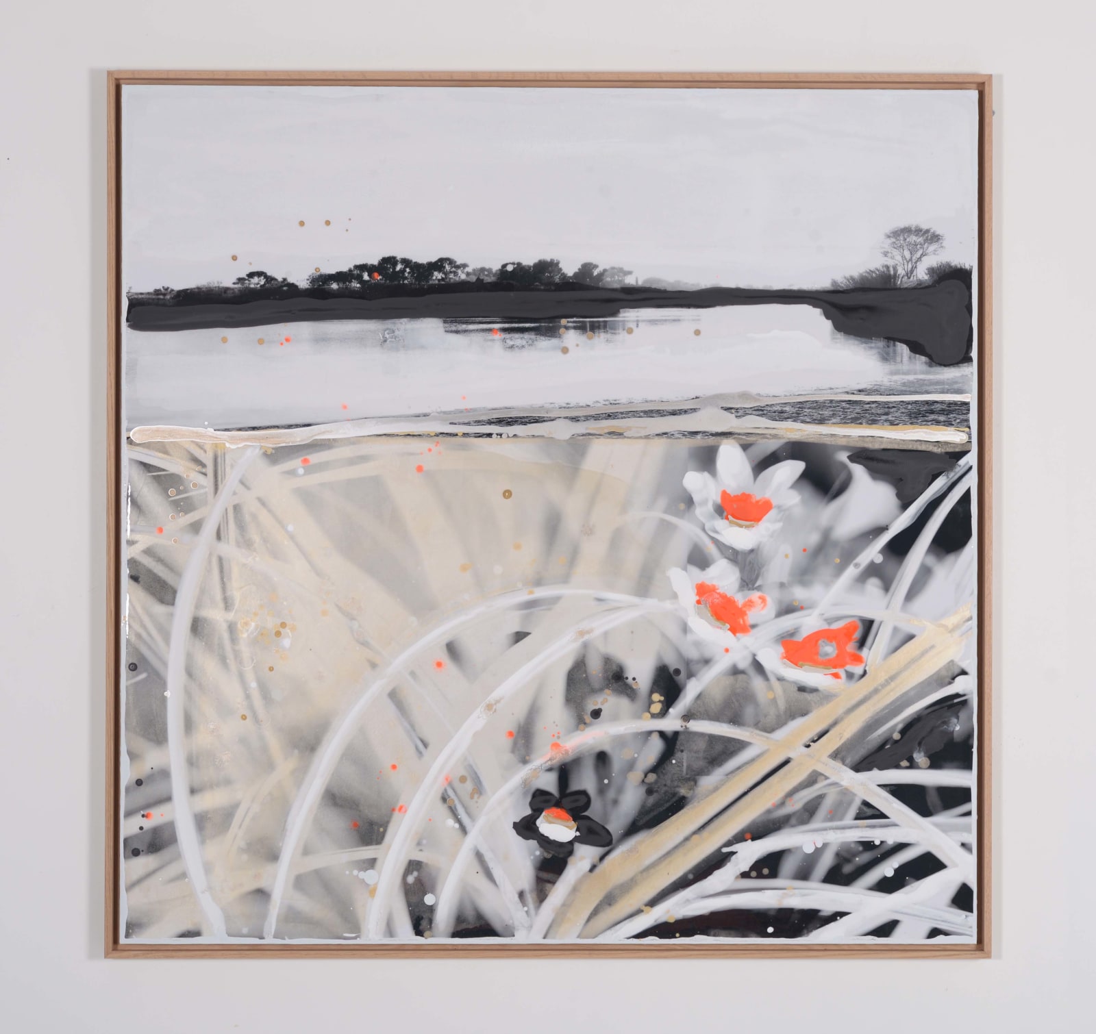 Edouard Buzon, Flowers orange 1, 2025