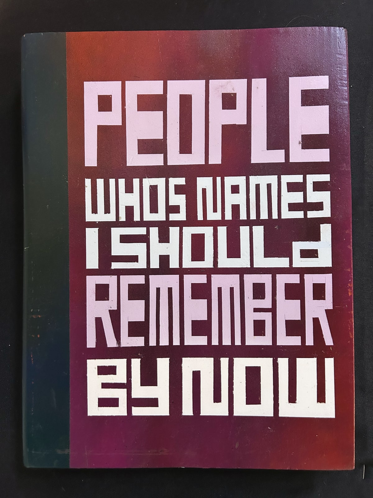 J.Otto Seibold, People whos Names I Should Remember by Now, 2025