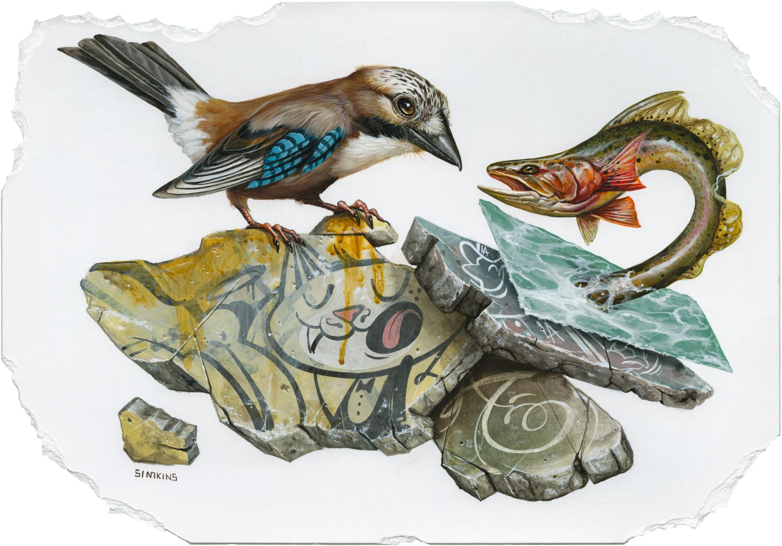 Greg Craola Simkins, Chips, 2025