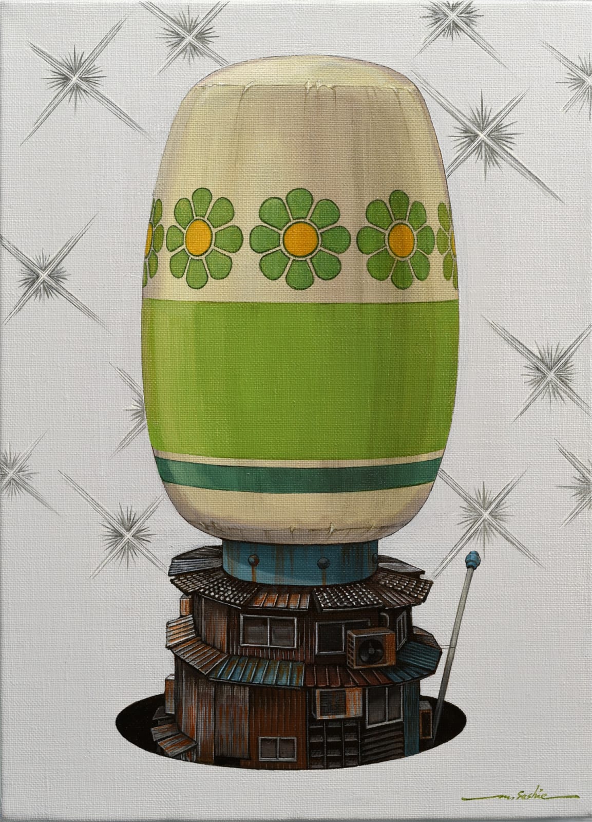 Masakatsu Sashie, Mushroom Cabin (click for details), 2024