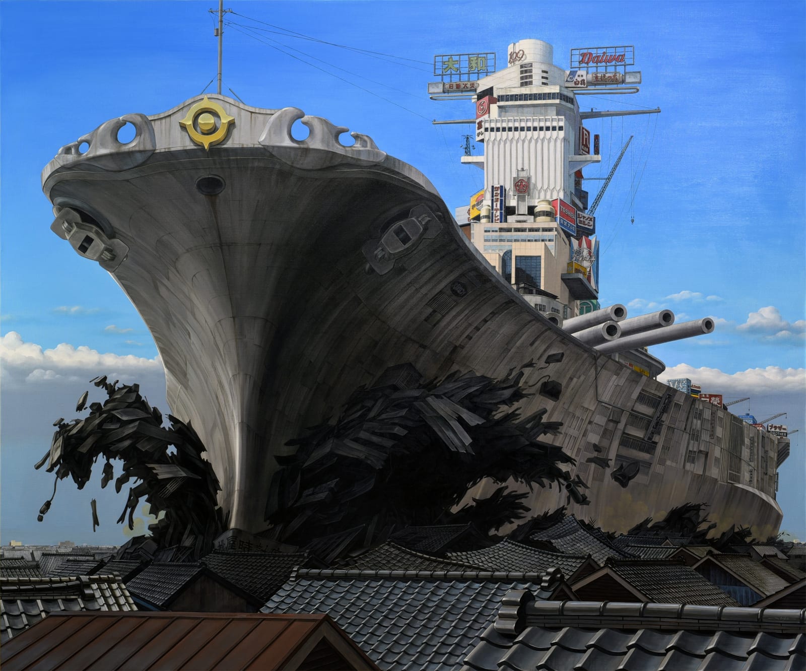 Masakatsu Sashie, Pyrrhic Victory, Super Dreadnought - Yamato (click for details), 2024
