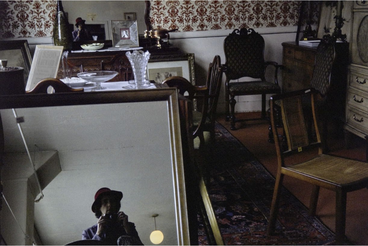 Vivian Maier, Self-Portrait, Chicago, October 1977 (Click for Details), Printed later