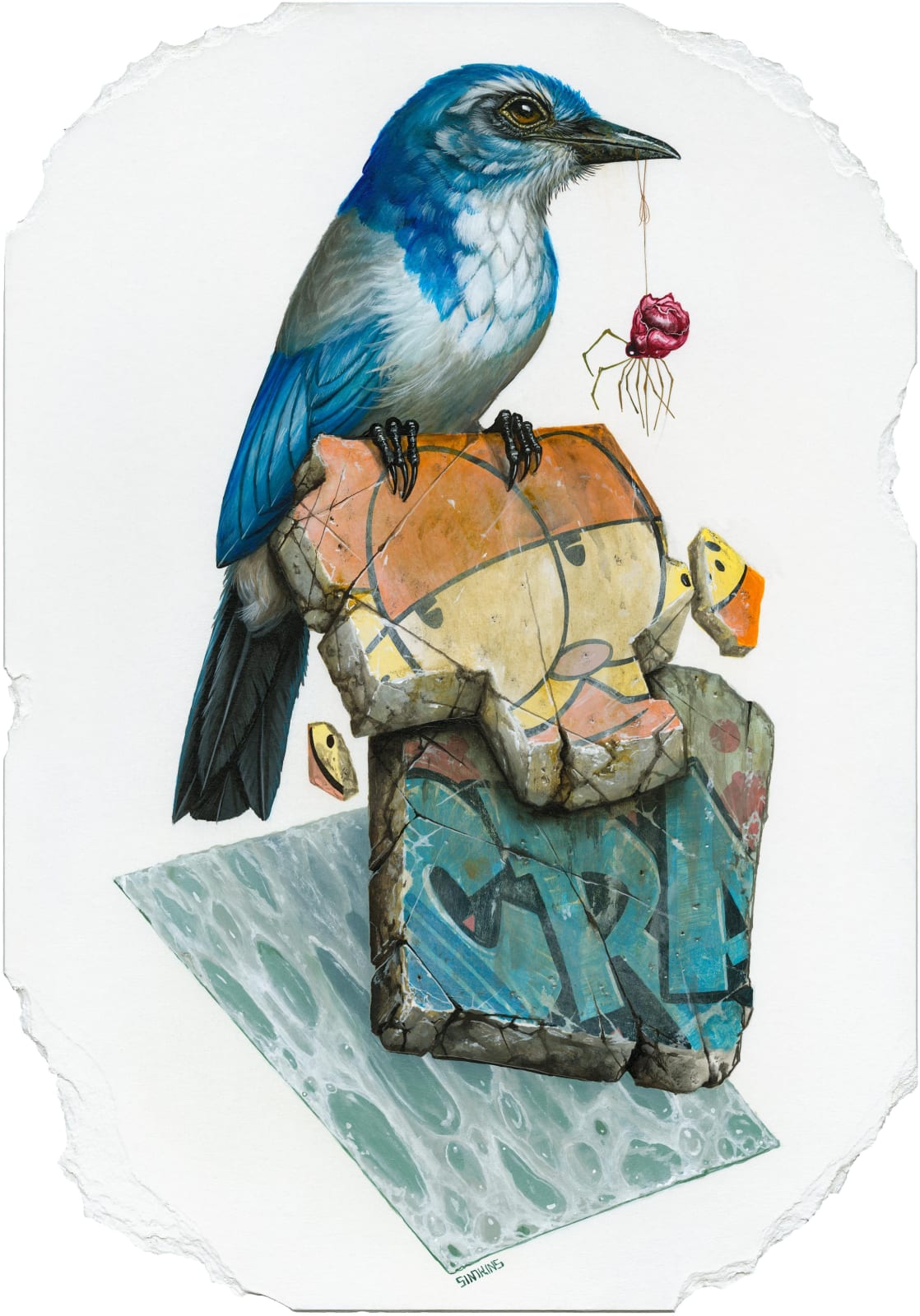Greg Craola Simkins, Beaks, 2025