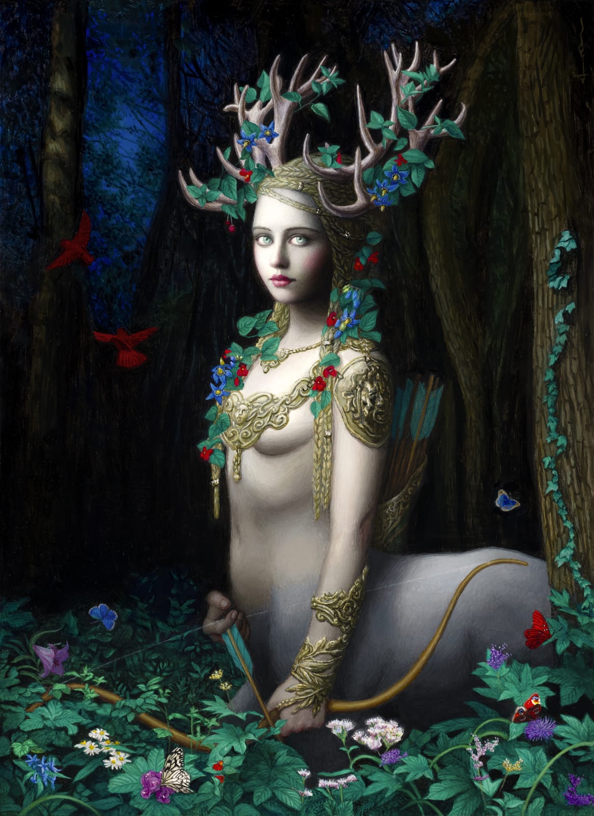 Chie Yoshii, The Guardian of the Forest (click for details) Sold