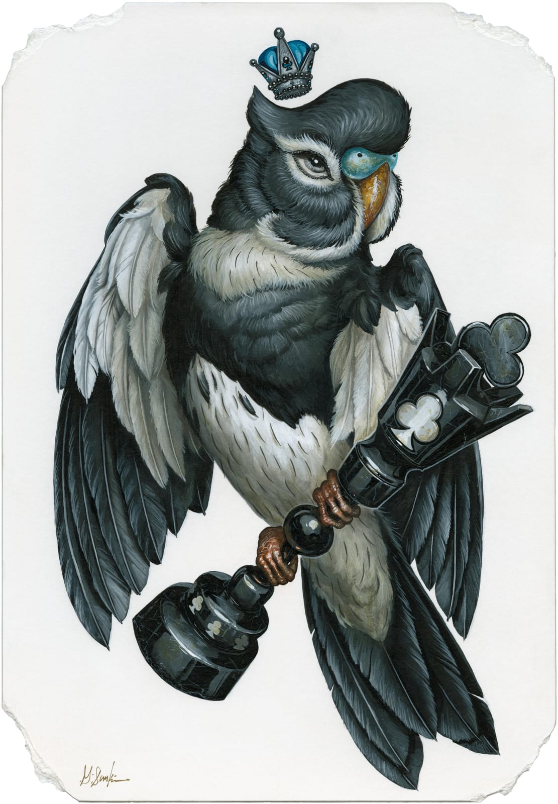 Greg Craola Simkins, Queen of Clubs, 2025