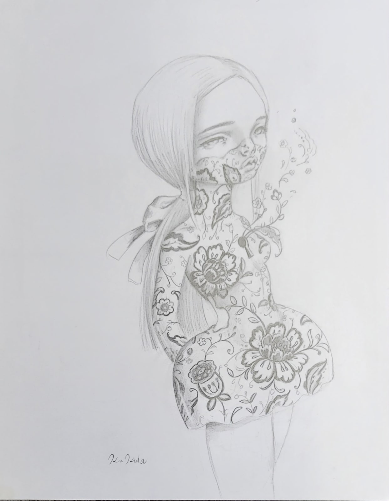Kukula, Glazed Drawing, 2022