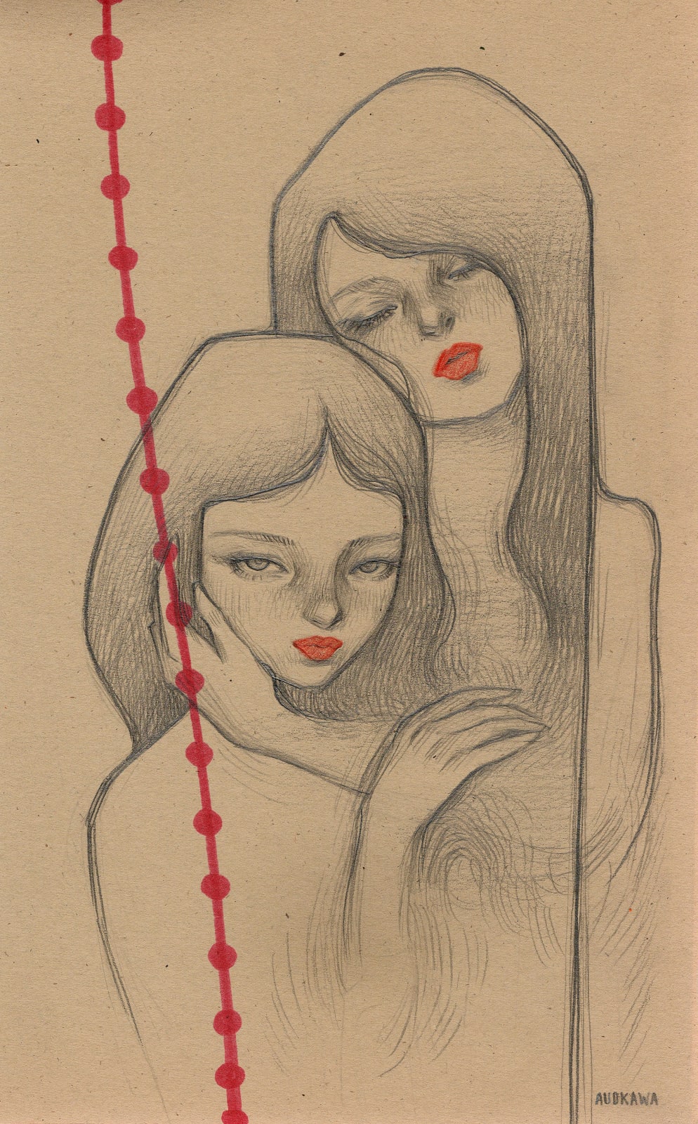 Audrey Kawasaki, Nestle (click for details) Sold, 2024