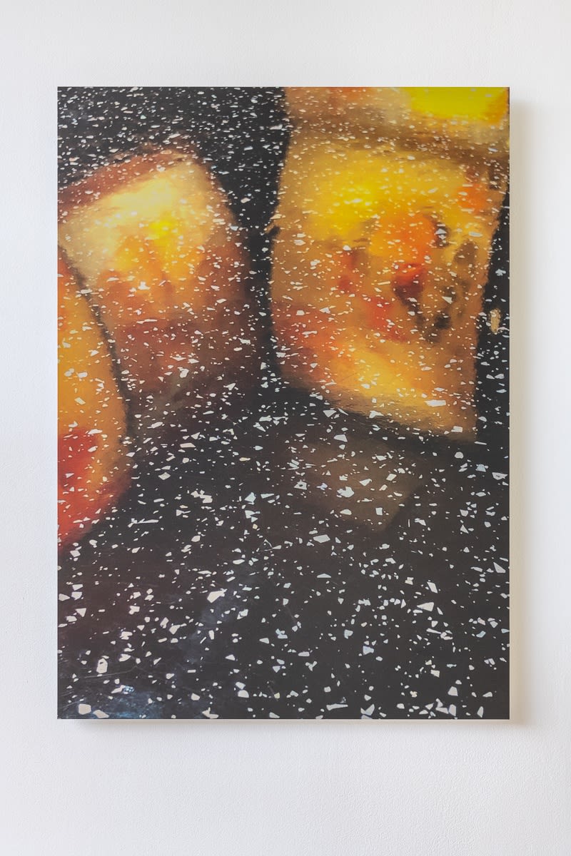 Mimi Hope Menu, 2019 UV print on Aluminium 51 x 71 x 2 cm