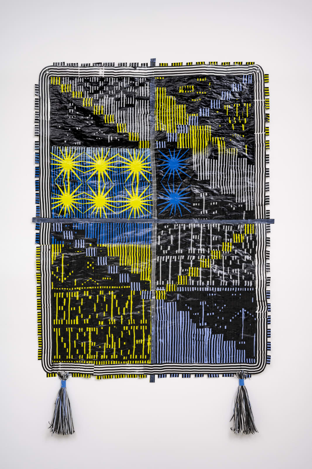 Sofía Clausse Paper Tapestry #3, 2021 Acrylic on paper and mixed media 90 x 150 cm