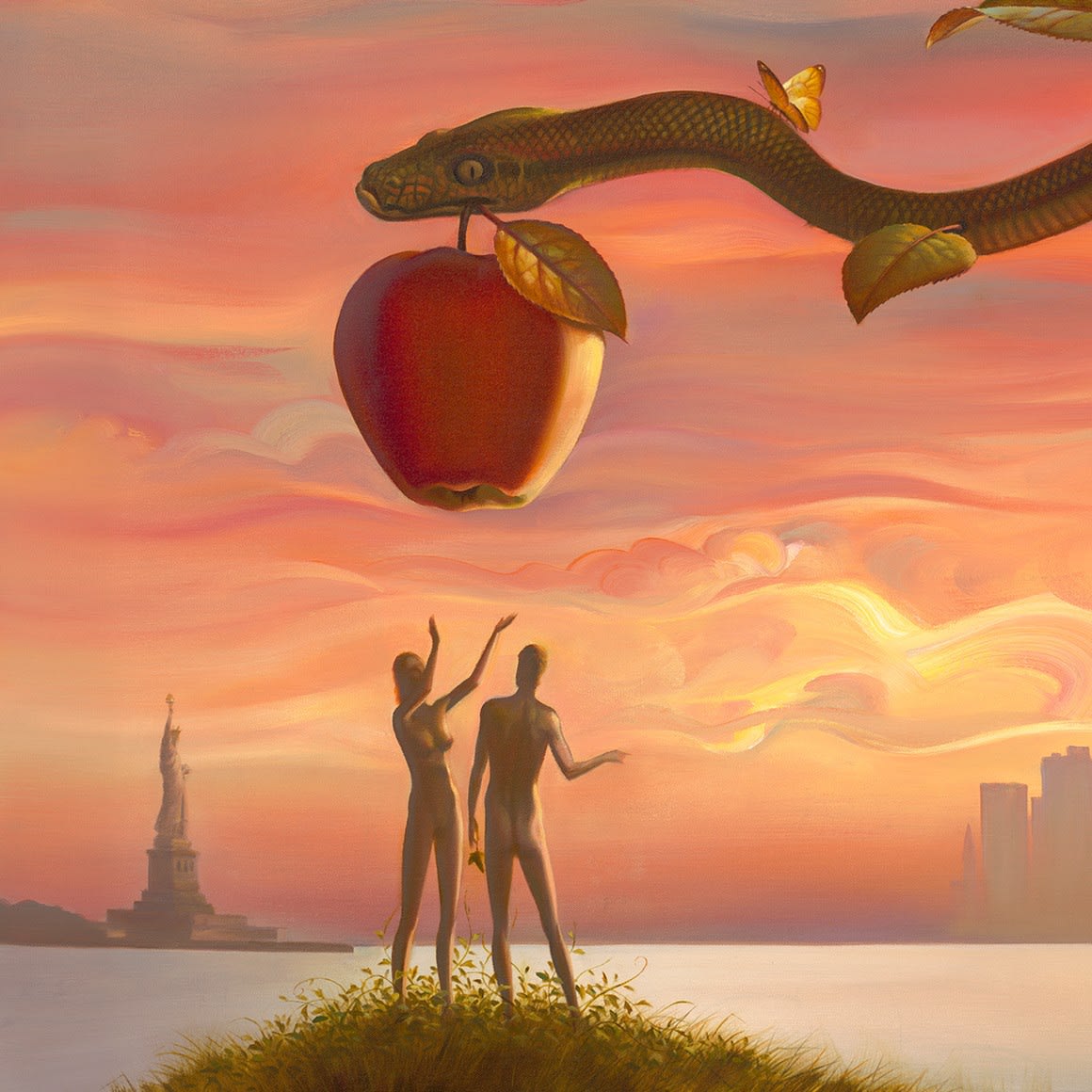 BIG APPLE - 14 x 34 INCHES