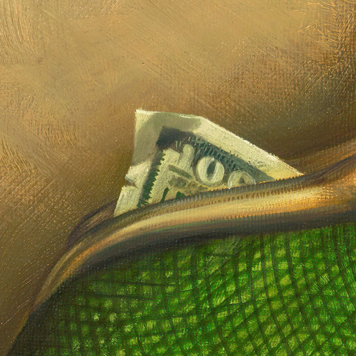 GREEN PURSE