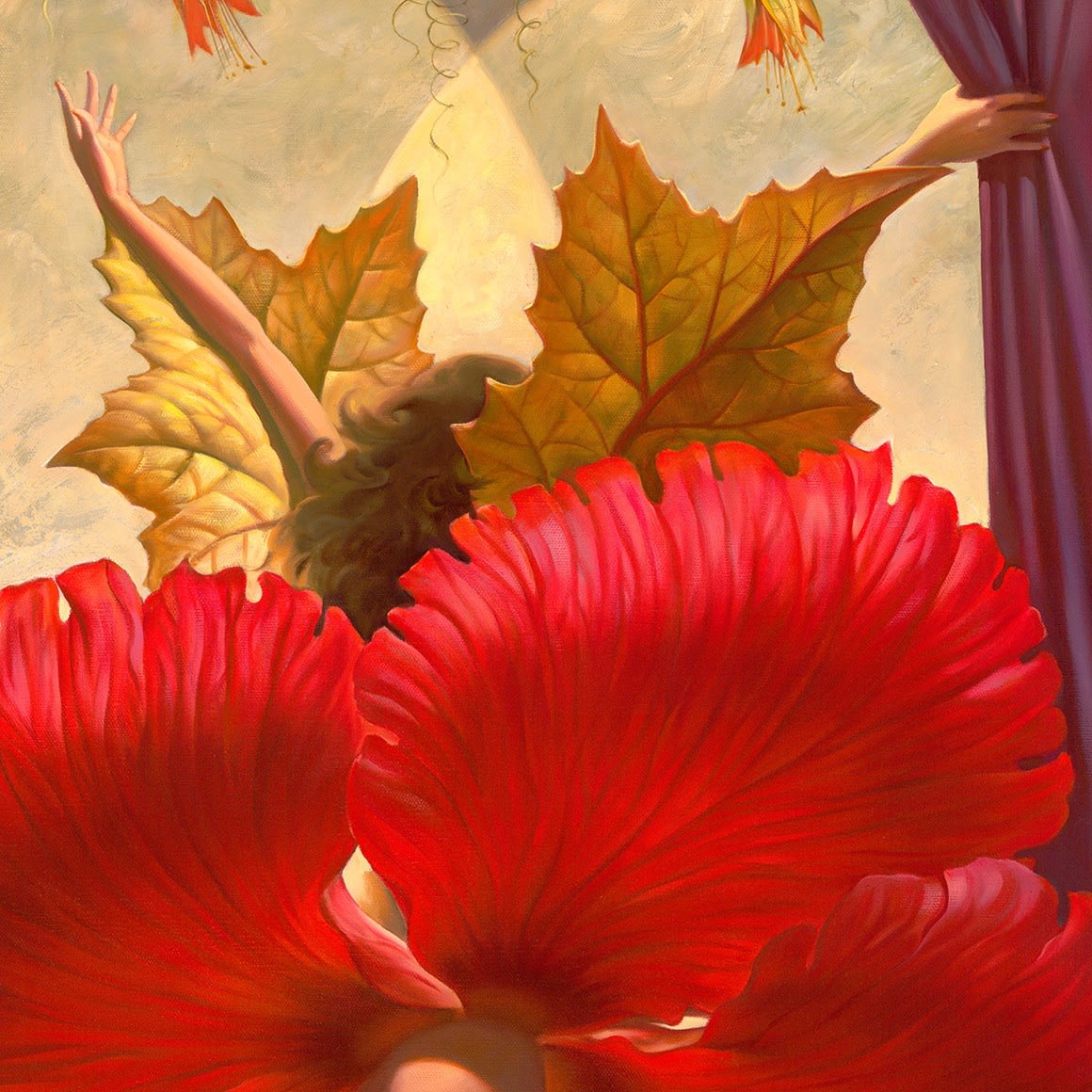BLOOMING DANCE - 36 x 23 INCHES