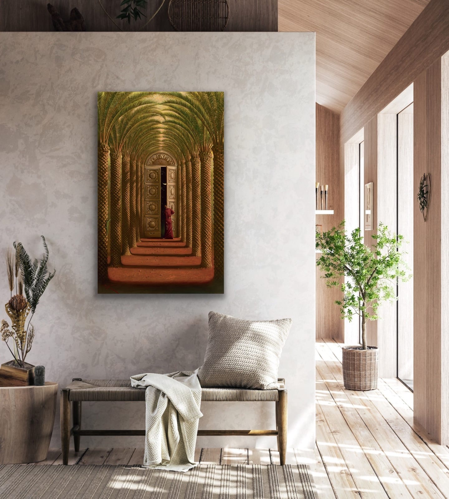 DOORS OF THE NIGHT 43 x 27 INCHES