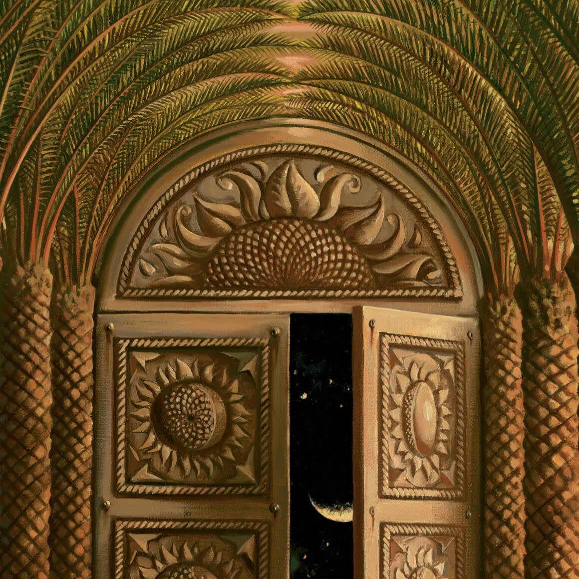 DOORS OF THE NIGHT 43 x 27 INCHES