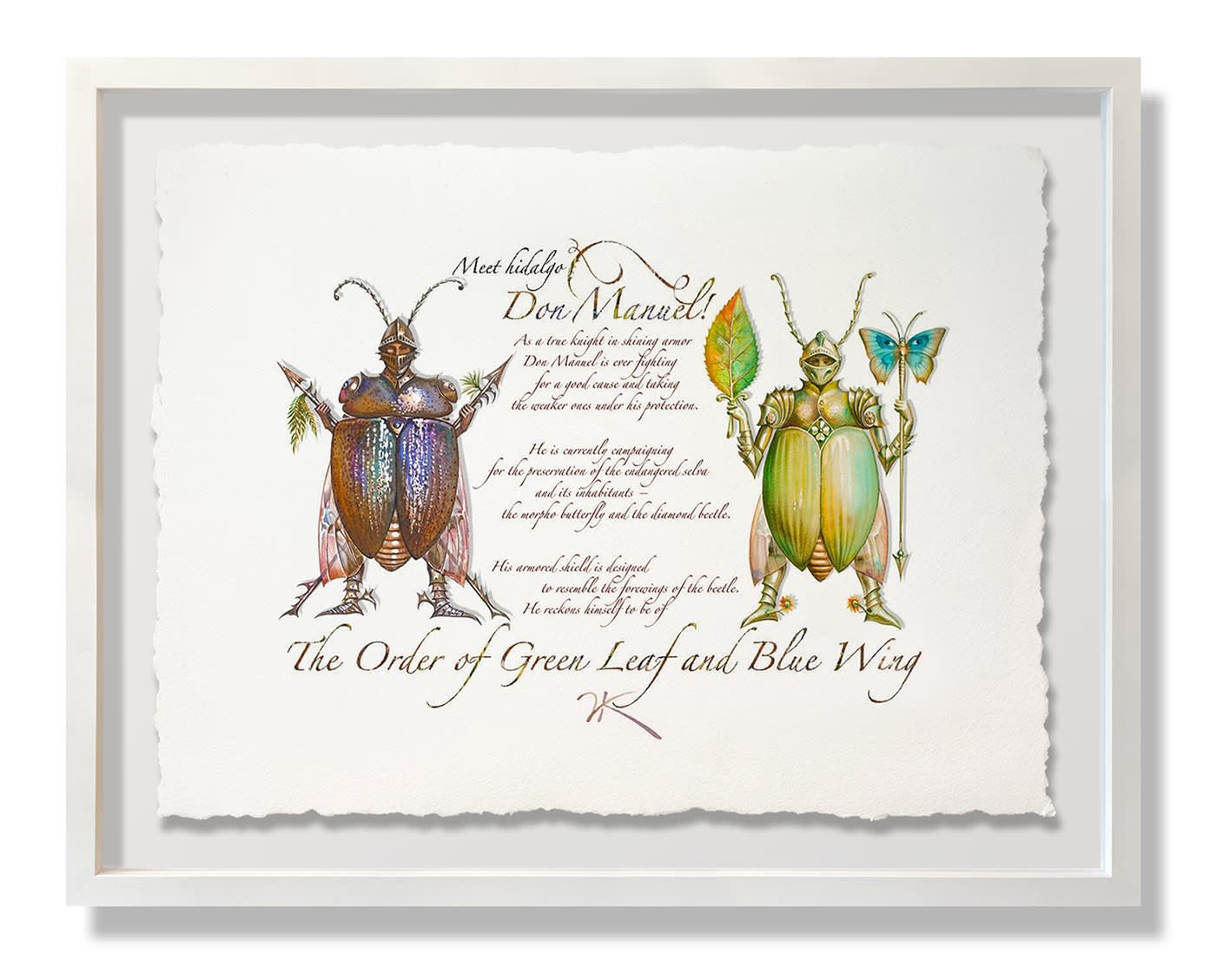 THE ORDER OF THE GREEN LEAF AND BLUE WING