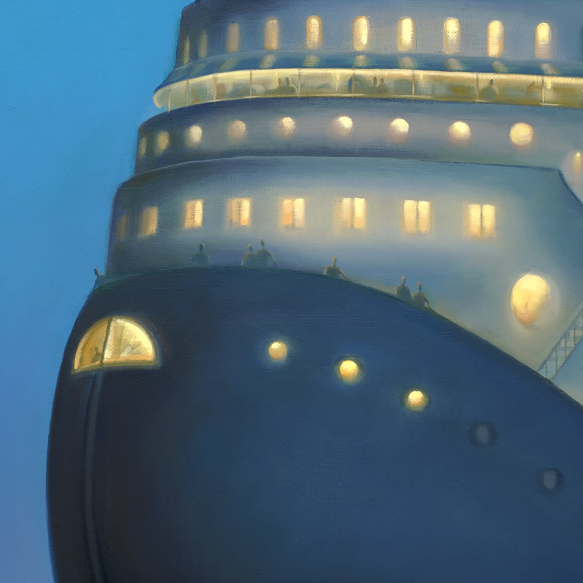 CRUISE OF CINDERELLA - 38 x 54.5 INCHES