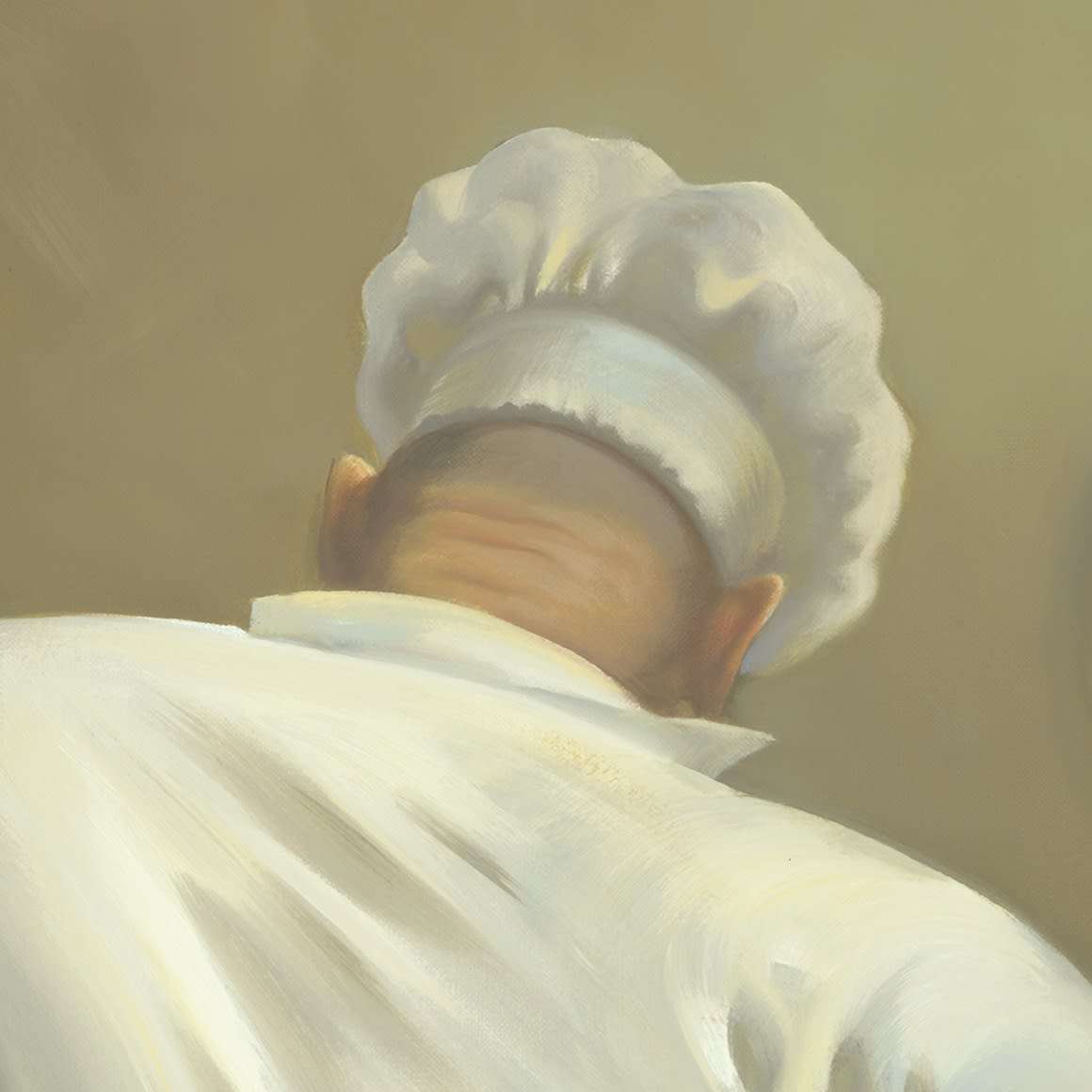 VEGETARIAN DRAMA 36 x 29 INCHES