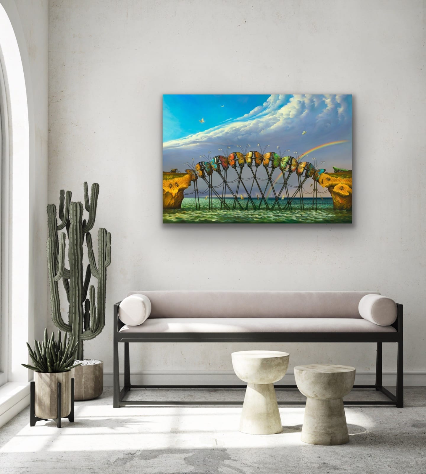 WINGED BRIDGE 32.5 x 48 INCHES