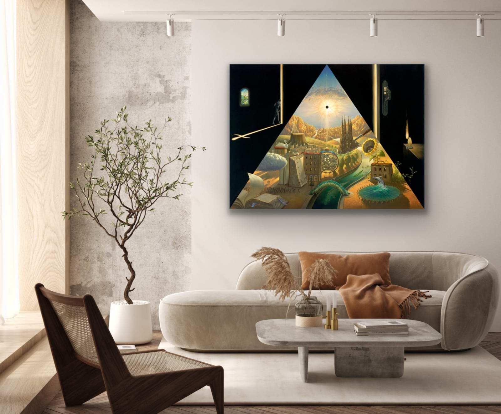URBAN GEOMETRY - 42 x 56 Inches
