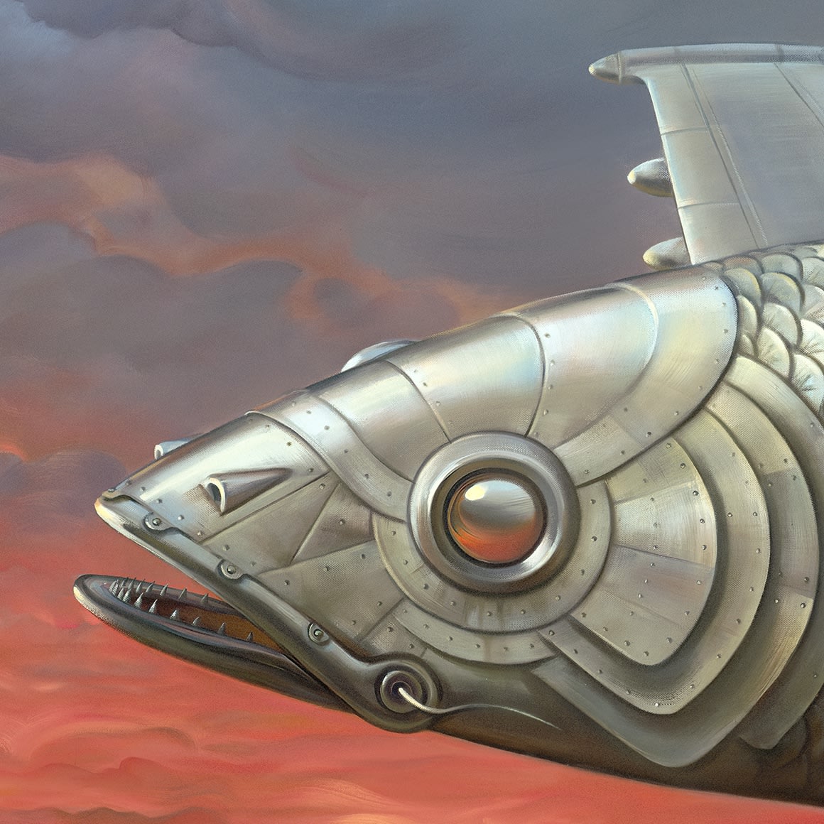 FLYING FISH - 28.5 x 42 INCHES