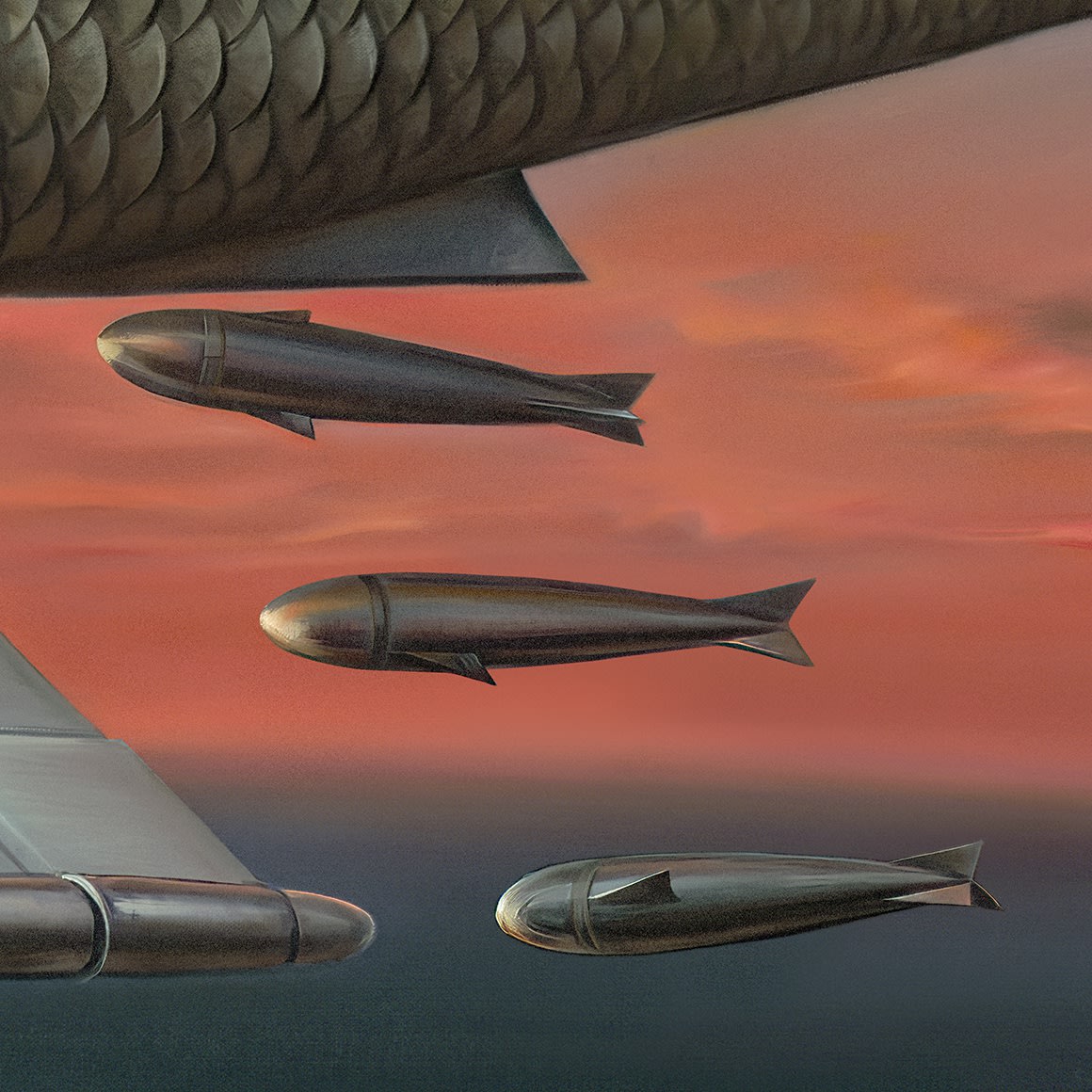 FLYING FISH - 28.5 x 42 INCHES