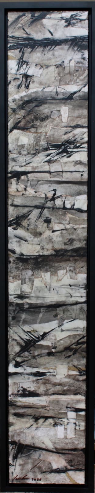Jaime Suárez, Paisaje blanco estratificado, 2020