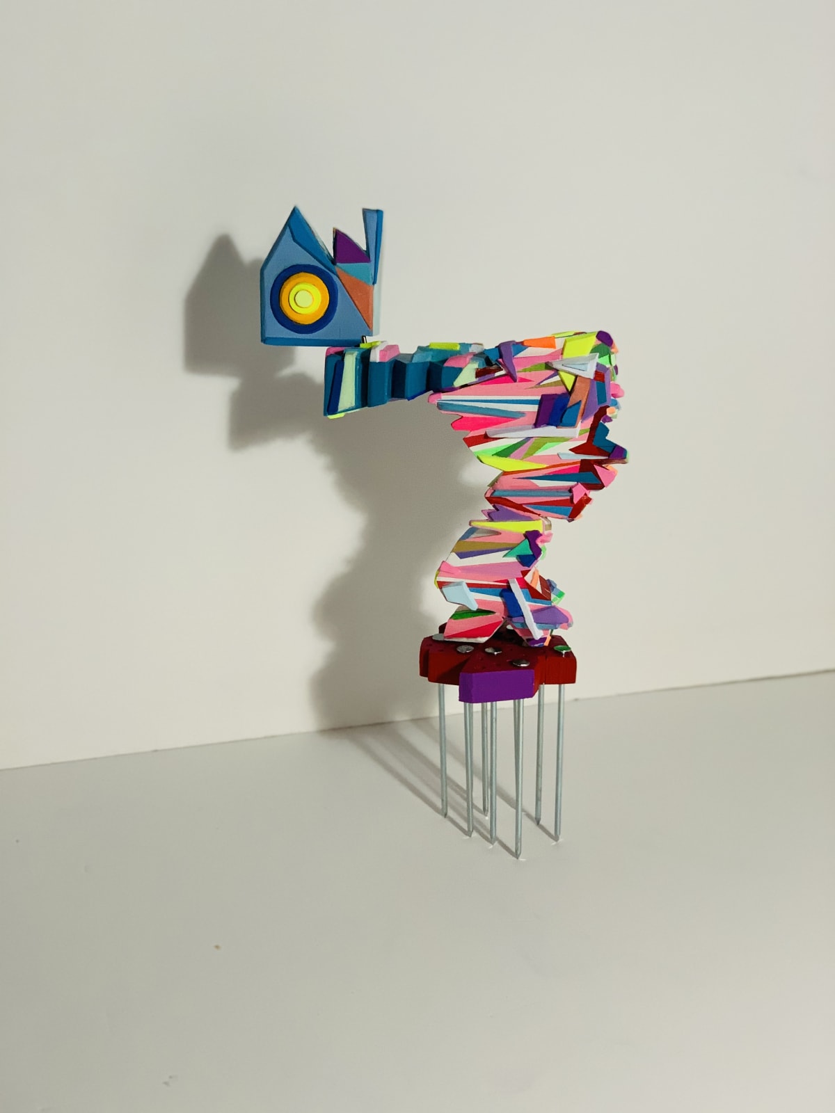 Mela M, Cathedral Satellite Beacon no. 9, Balancing on a Bed of Nails, 2020