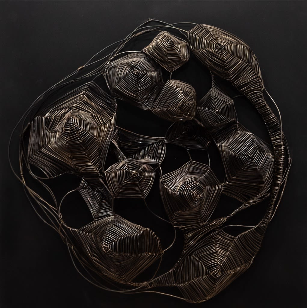 Kyong Boon Oh, Walk Slowly - Nest in Black 1 , 2022