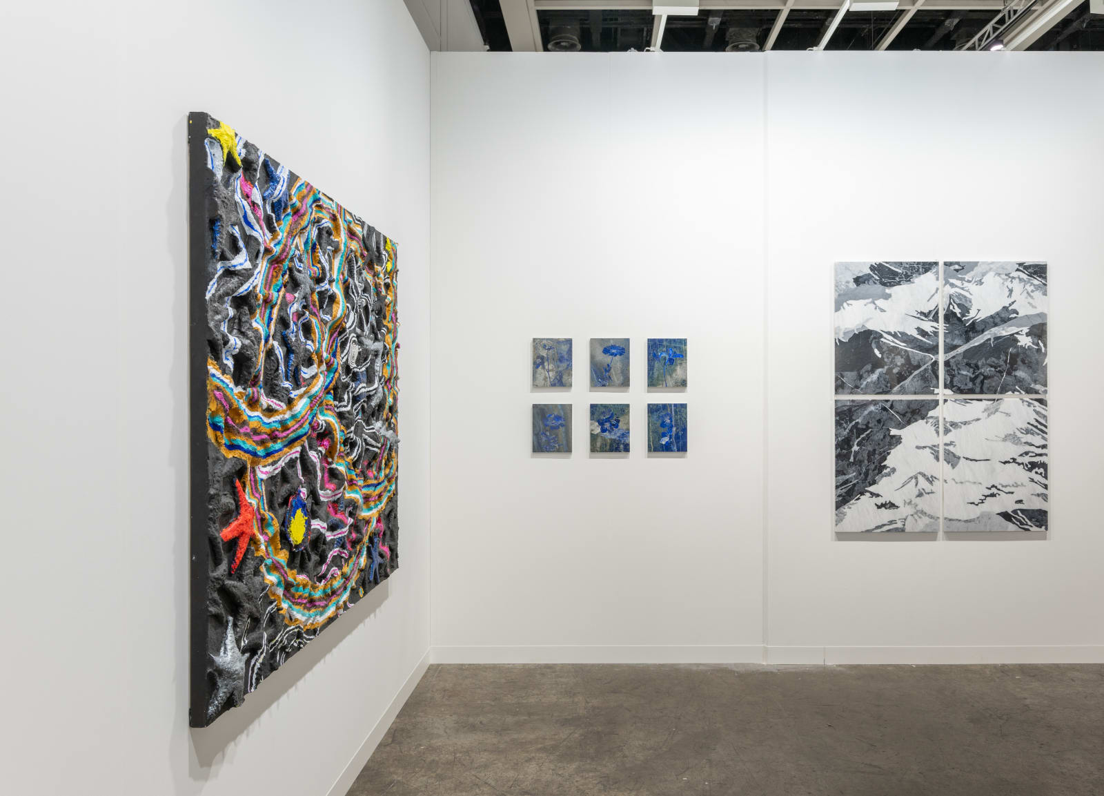 Installation view of Lawrie Shabibi at Art Basel Hong Kong 2025. Booth 3C16, 'Galleries' sector. Photography by Samson Wong. Courtesy...