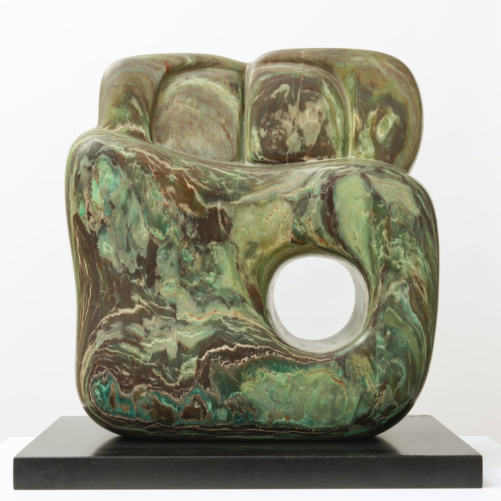 Mona Saudi, 'Mother Earth', 1981, Jordanian jade, 55 x 50 cm. ©Mona Saudi Foundation