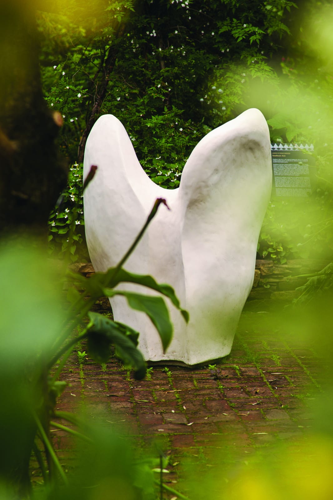 Rand Abdul Jabbar, Act II: The Climbing Vine, from the series Every Act of Recognition Alters What Survives , 2021 Fibreglass, polyester resin and dolomite marble filler, dimensions variable. Courtesy of the artist.