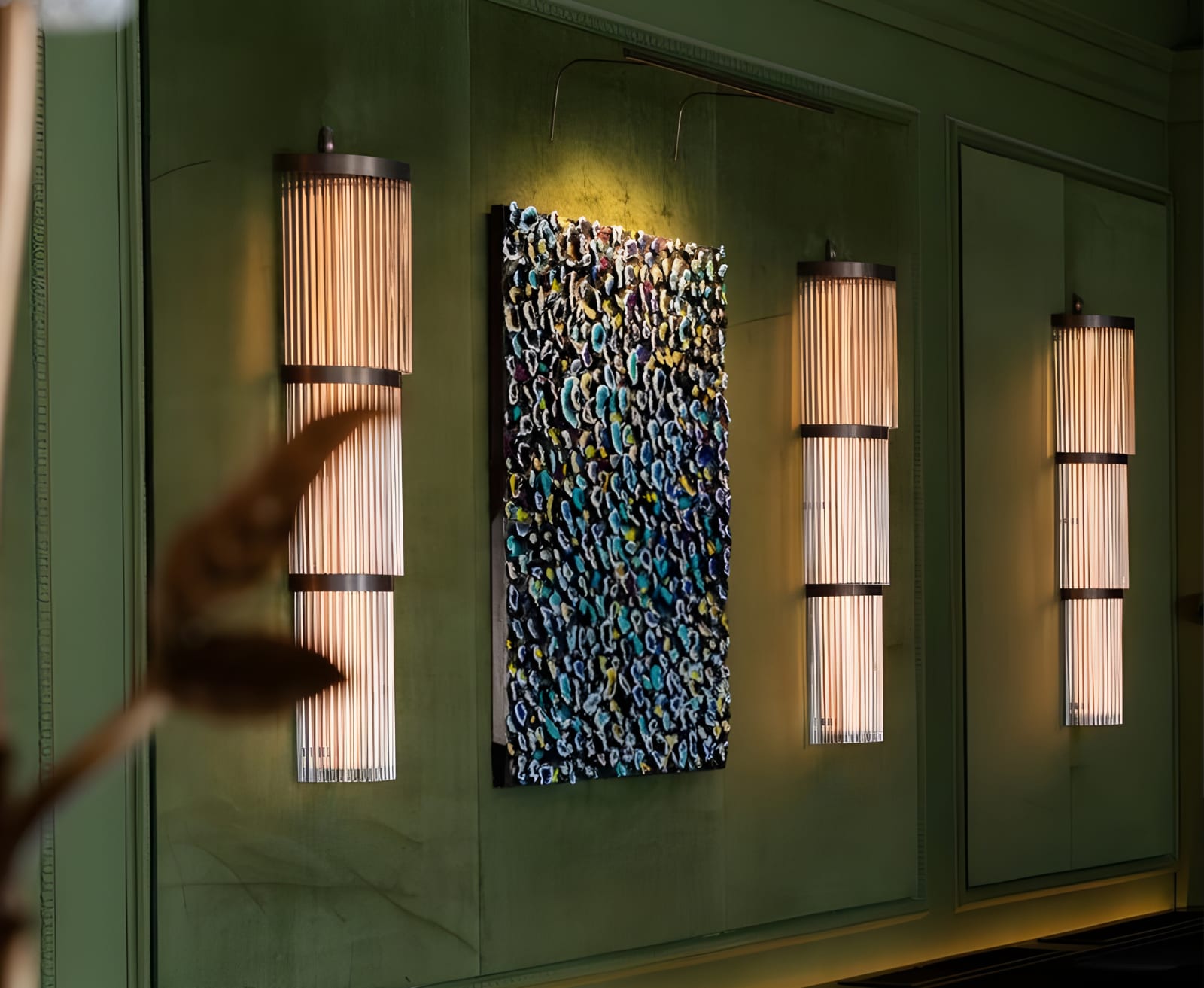 Installation view of Nabil Nahas, Untitled (2023) at The AKI Collection, London.