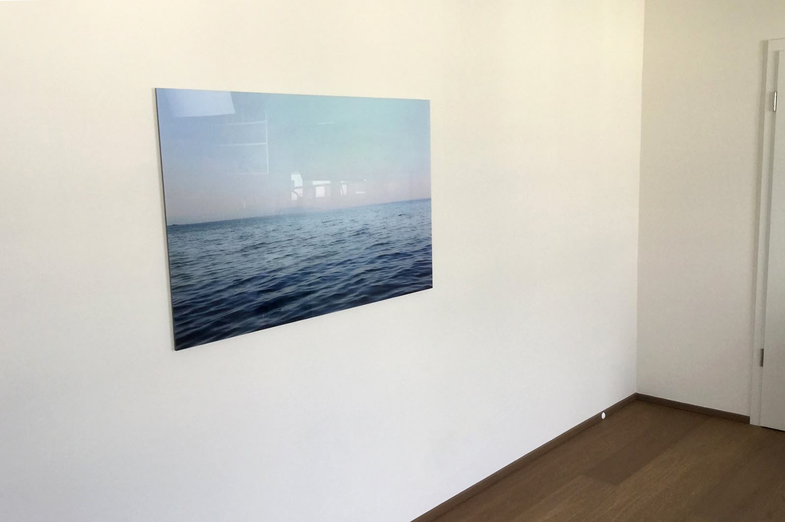 Commissioned work 'The Greek sea' is decorating a flat in Düsseldorf, Germany