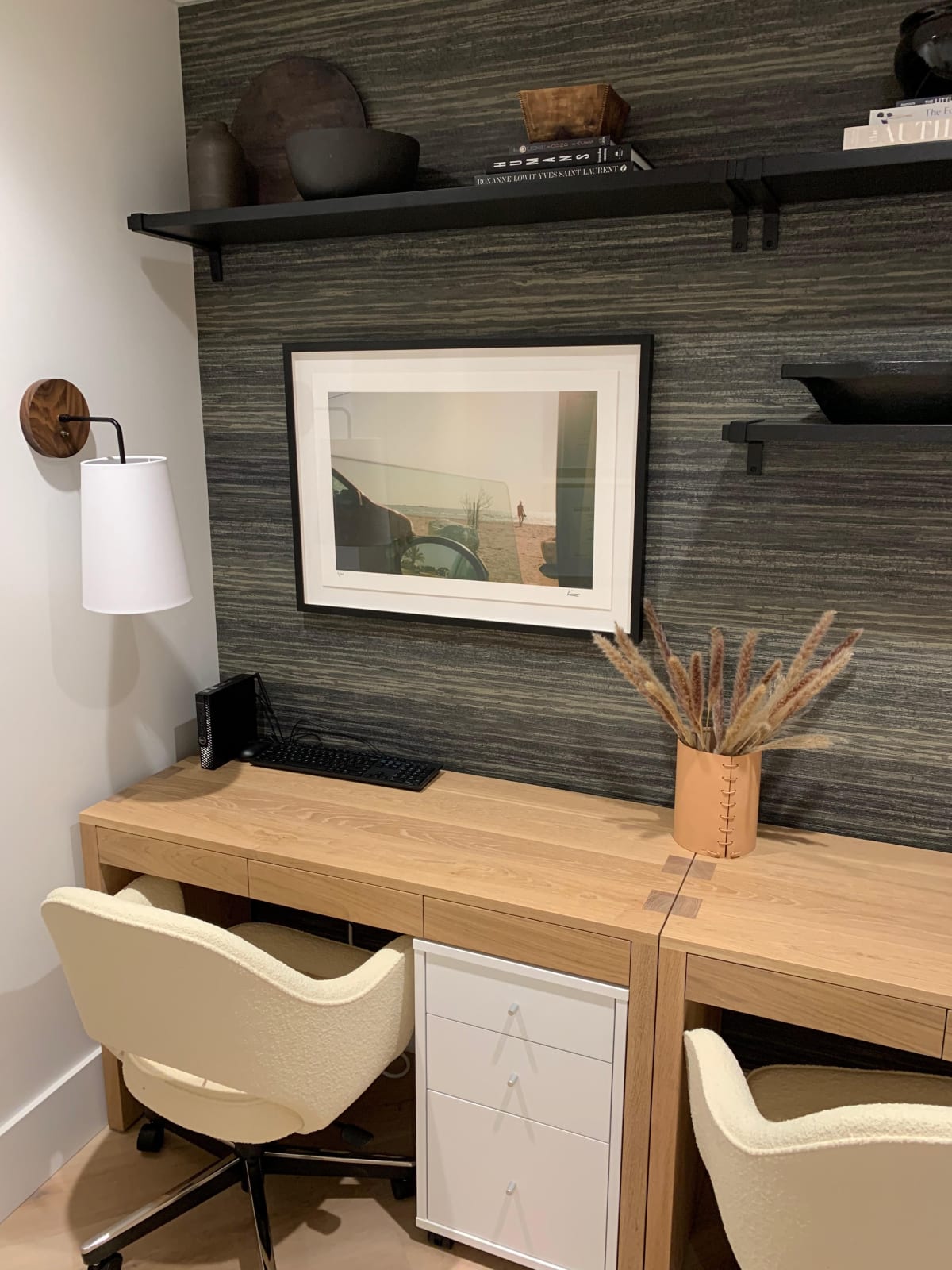 'Winter swimmer' is decorating a dentist office in California, Local Smile Co, designed by Tiffany Weiss interior design *More images to come soon
