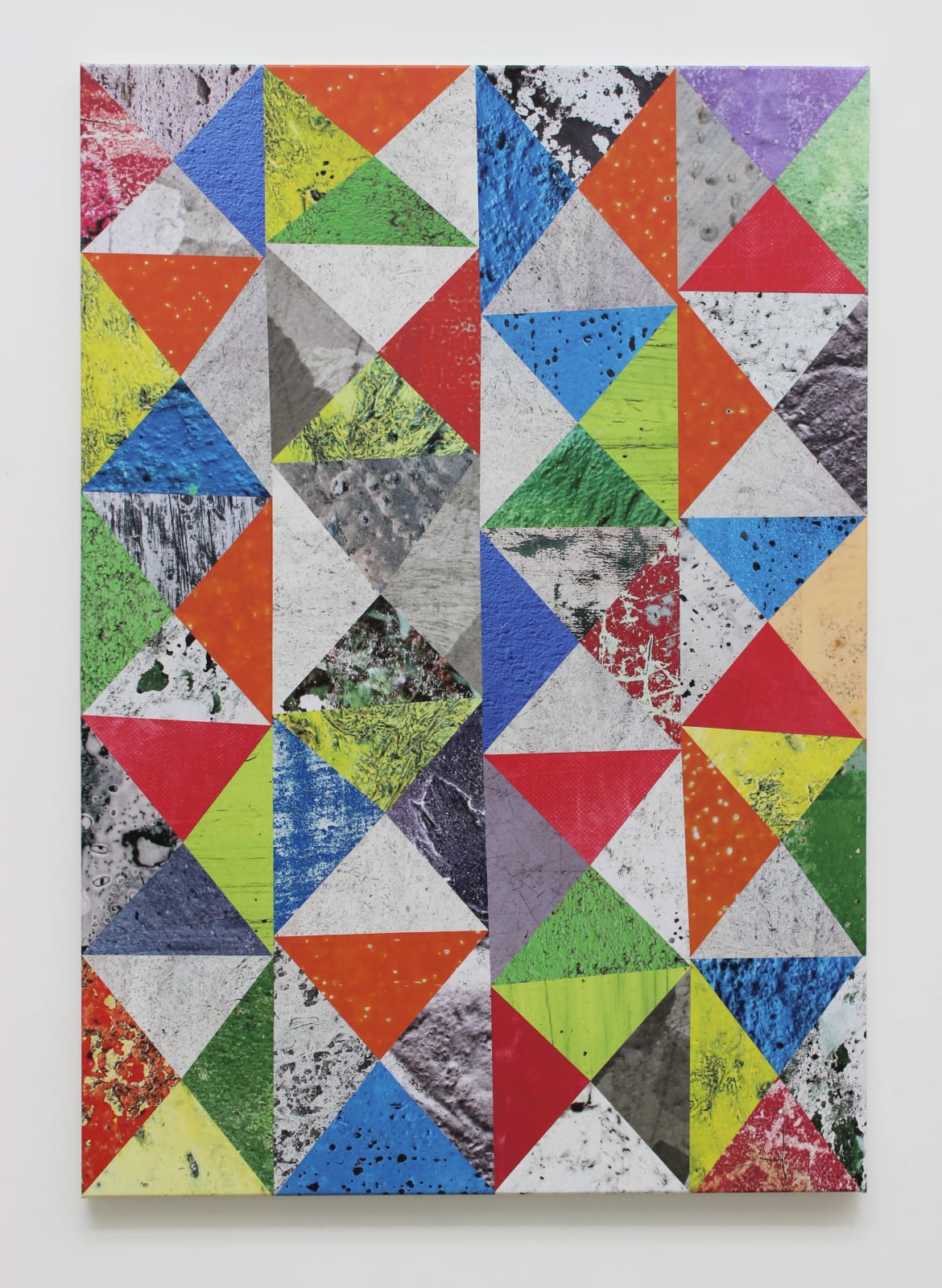 Louis Cameron, BRLN 51, 2022, 165 × 115 cm / 65 × 45 1/4 in, Paper on canvas, collage