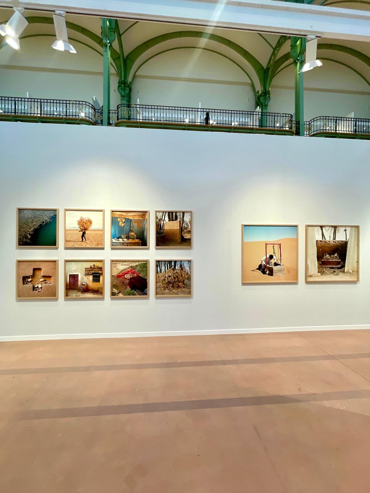 View from our booth at Paris Photo Between distance and belonging, booth C50