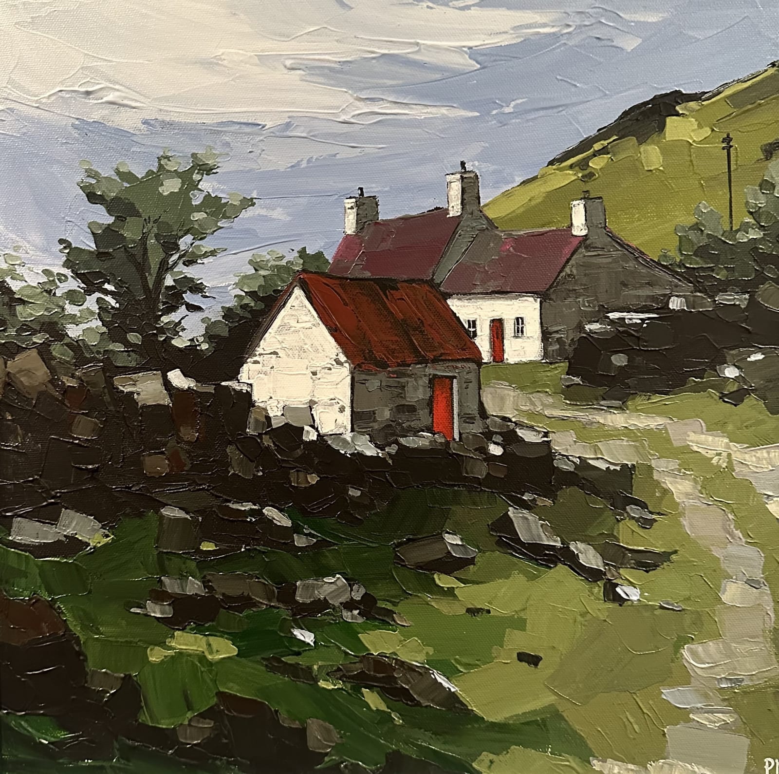 Peter Morgan, Cae Canol Mawr farmhouse , 2024