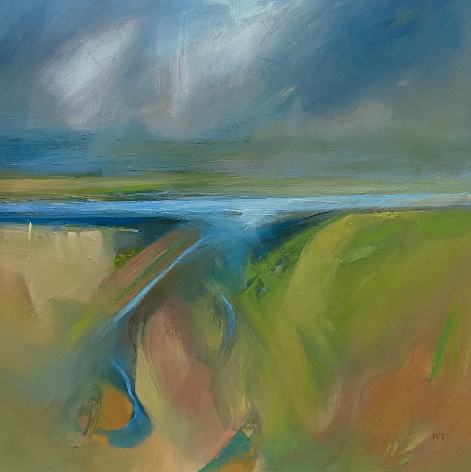 Kathy Thomson, Never Estuary Summer, 2023 The Lion Street Gallery