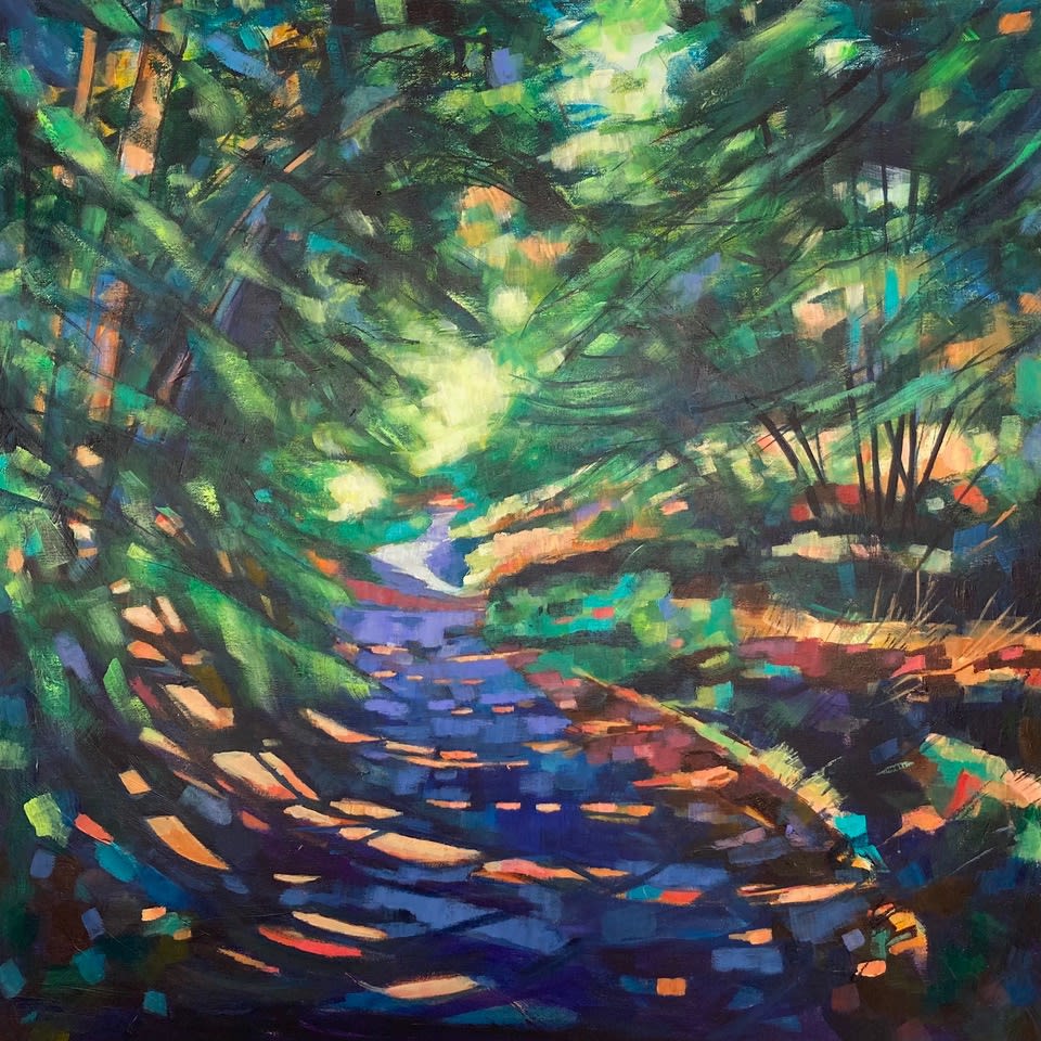 Stuart Roper, Path down the hill, 2023