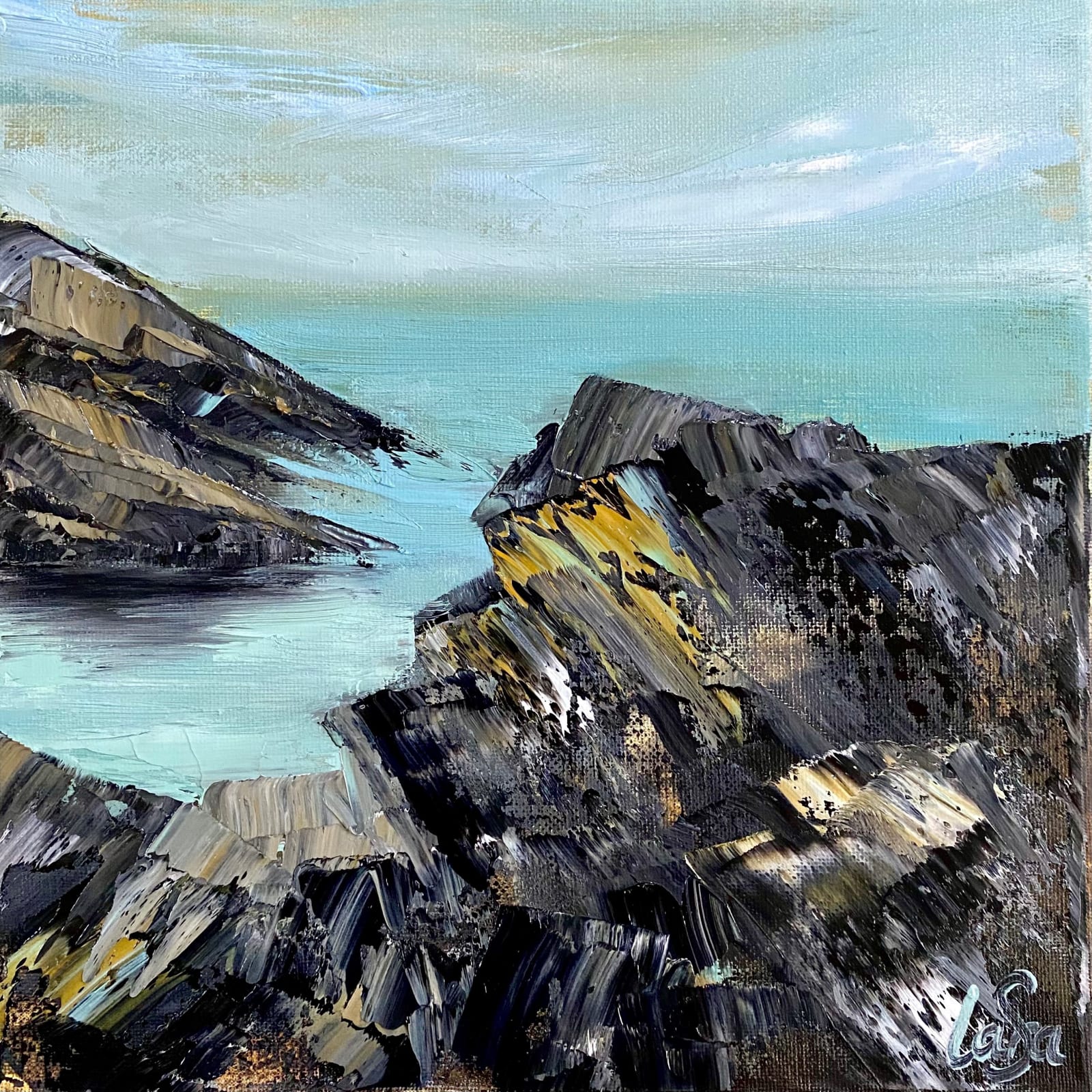 Lara Smith, On the rocks , 2024