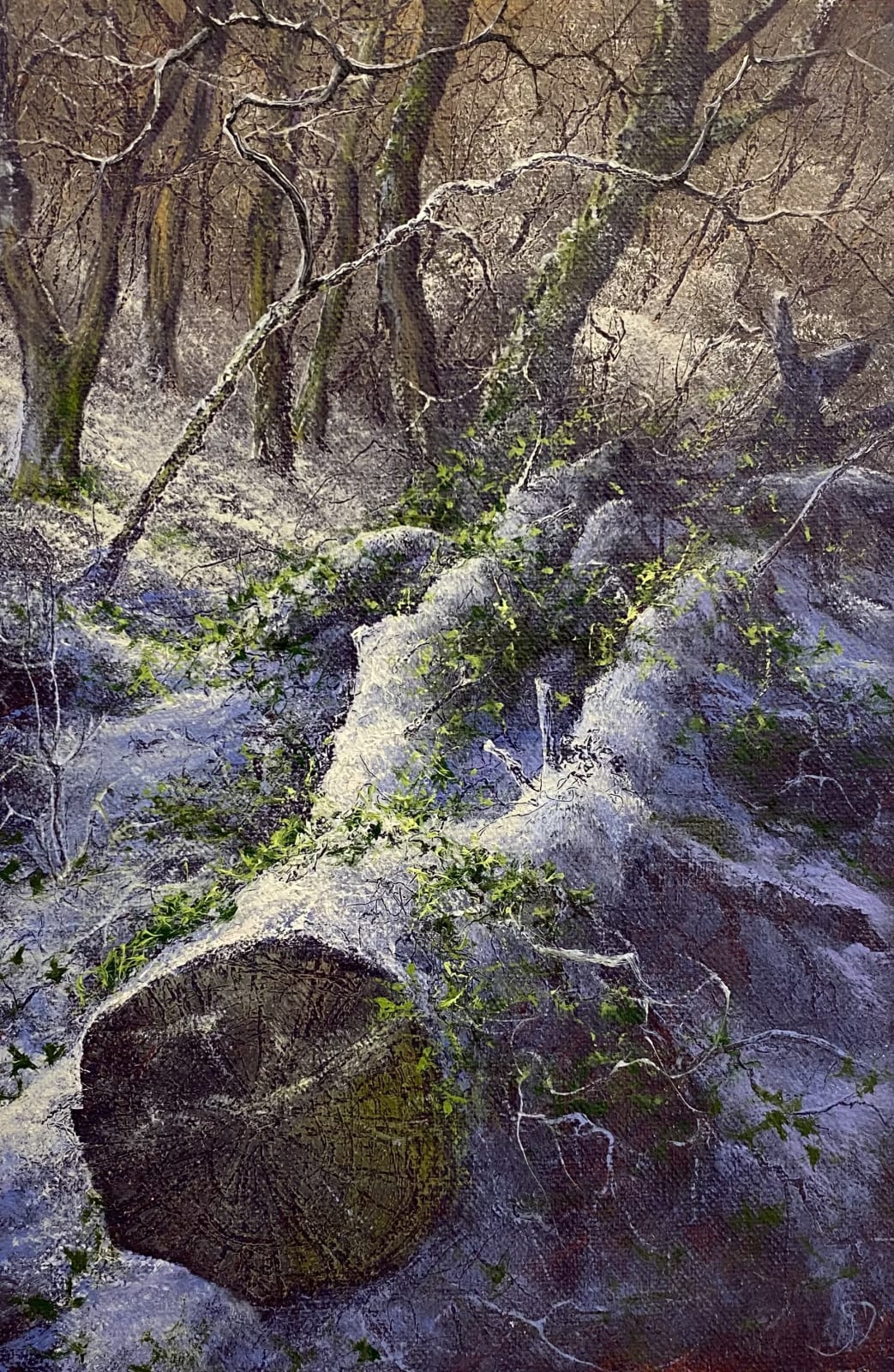 Gerald Dewsbury RCA, Bedecked in ivy, 2024