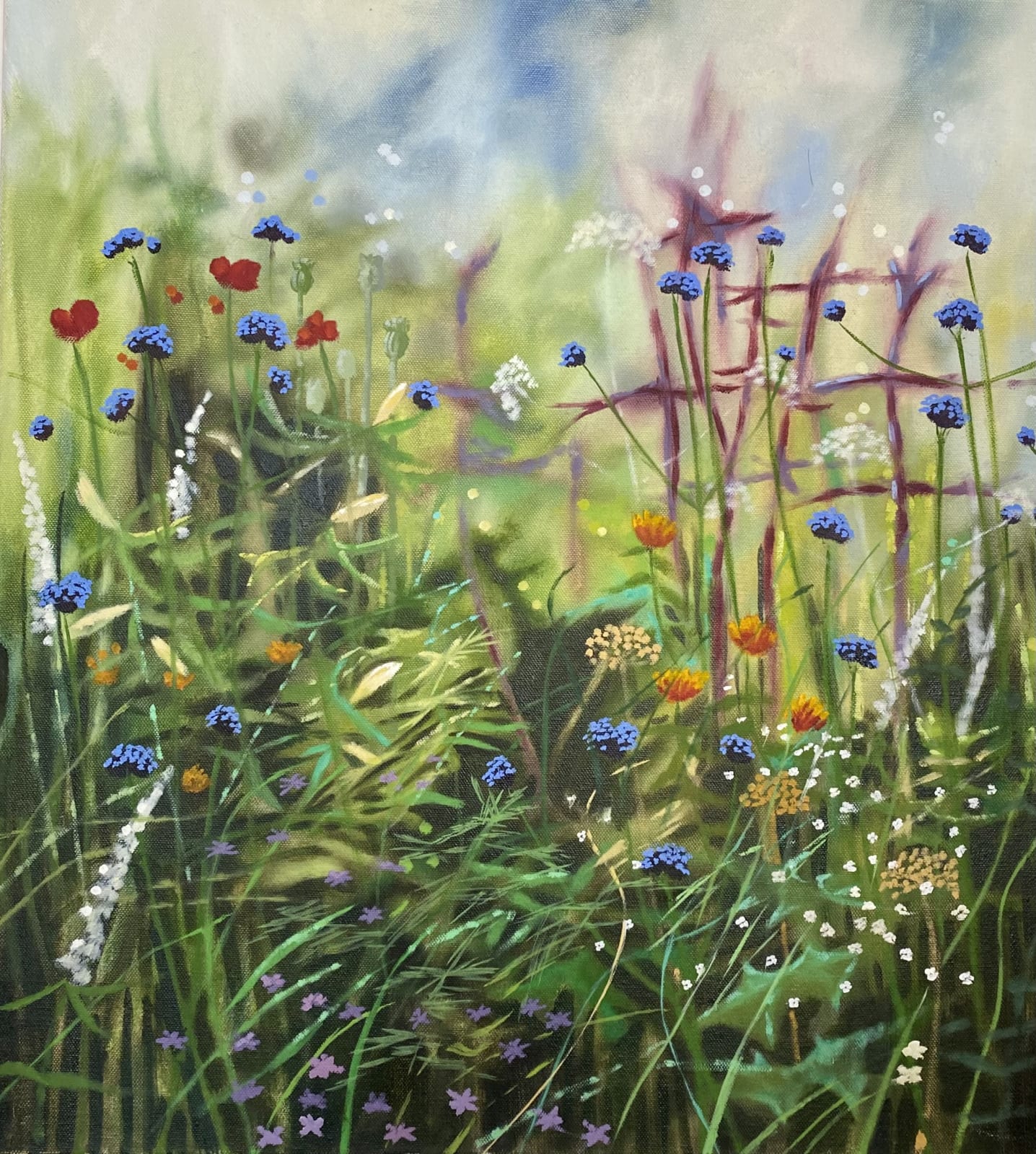 Dylan Lloyd, Devon kitchen border, 2024