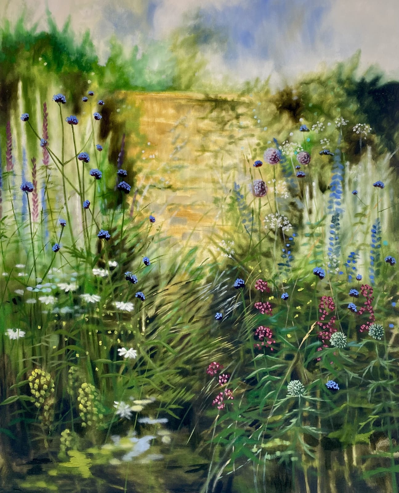 Dylan Lloyd, Summer garden border, 2024