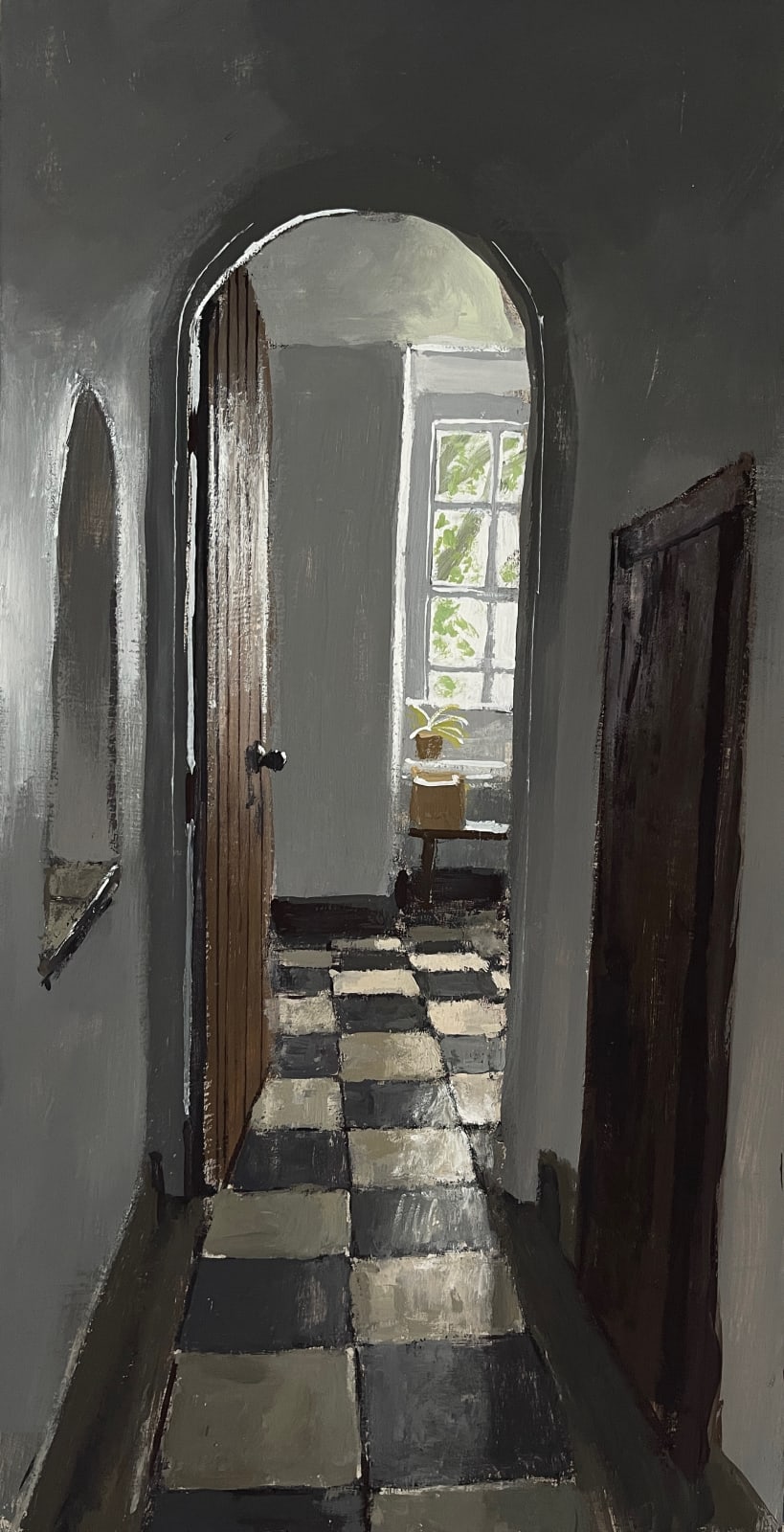 Matthew Wood RCA, Plas Brondanw. Bathroom window, 2025